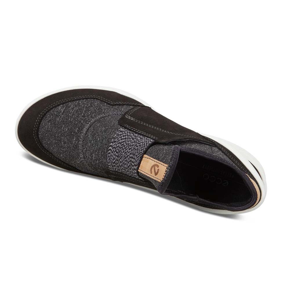 Dámské Tenisky Ecco Biom Street. Slip-on Černé | CZ 212OKI